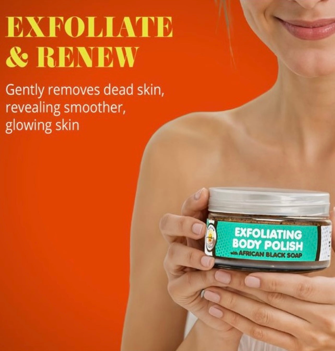 Merlyn Essentials Skin Glow Gift Box- Exfoliating Body Polish, Glow Oil with Squalane and Body Butter